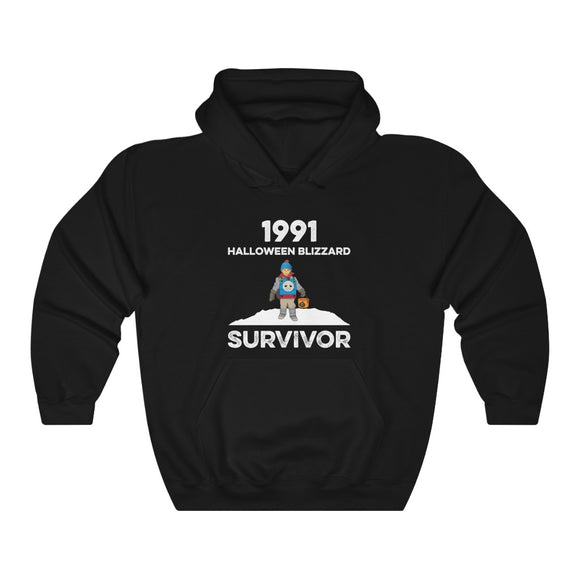 1991 Halloween Blizzard Survivor - Hooded Sweatshirt Unisex - Black / S - Ope Life