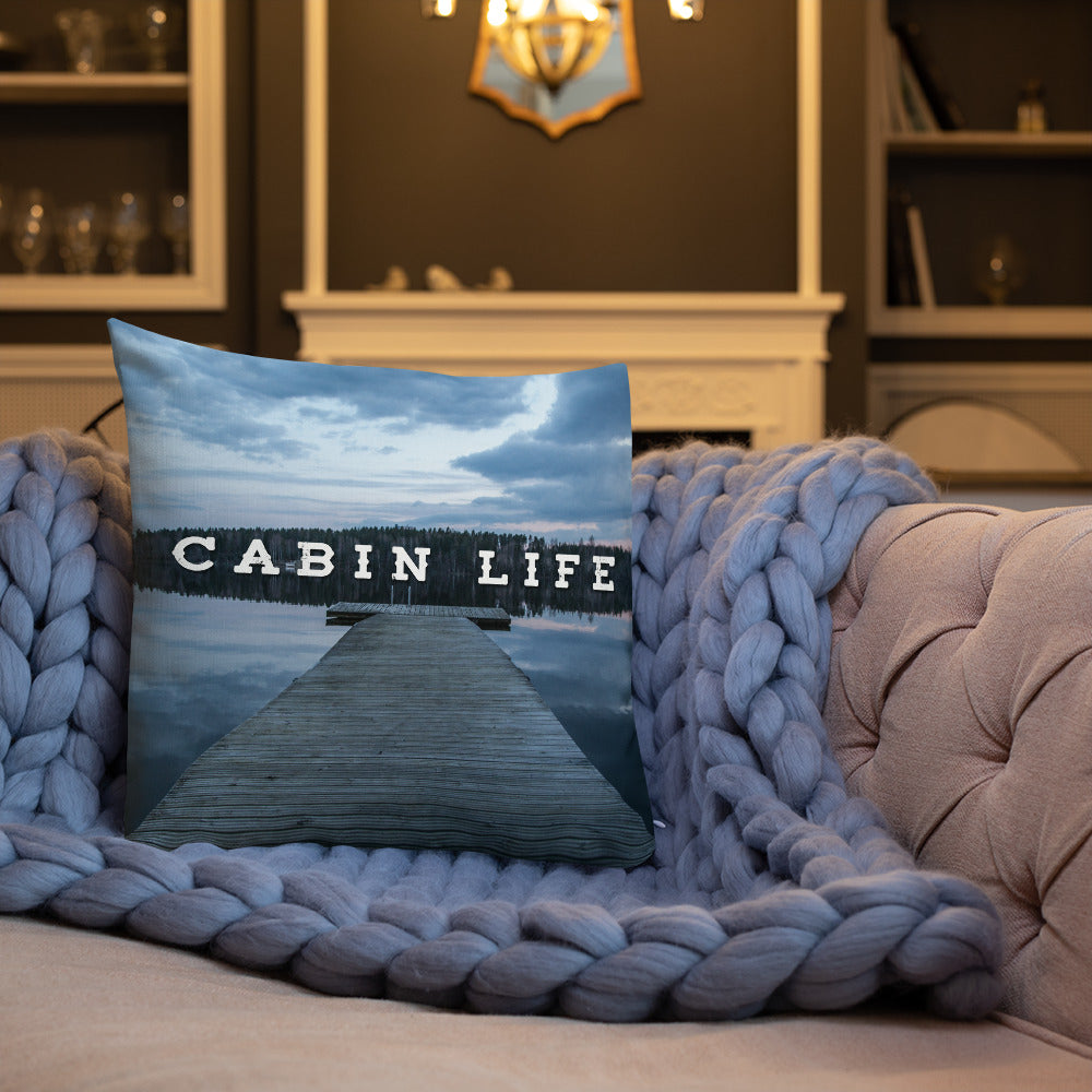 Minnesota 'Cabin Life' Throw Pillow - Ope Life