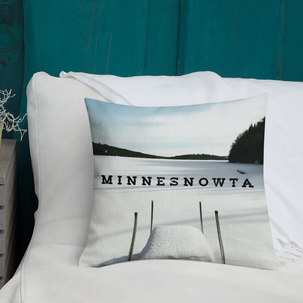 Minnesnowta Throw Pillow - Ope Life