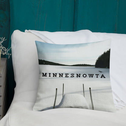 Minnesnowta Throw Pillow - Ope Life