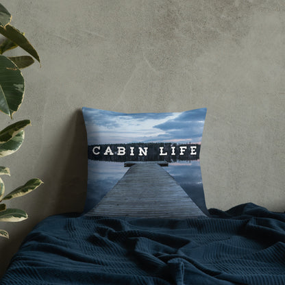 Minnesota 'Cabin Life' Throw Pillow - Ope Life