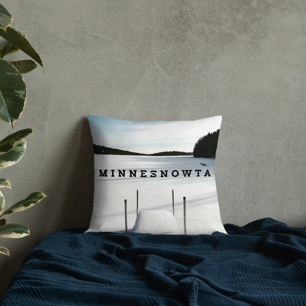 Minnesnowta Throw Pillow - Ope Life