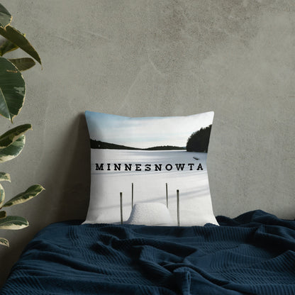 Minnesnowta Throw Pillow - Ope Life