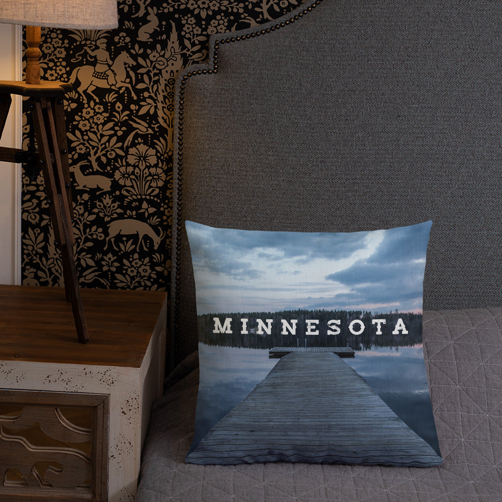 Minnesota Lake Dock Pillow - Ope Life