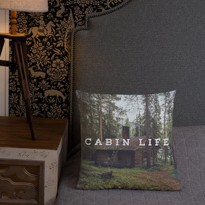 Minnesota 'Cabin Life' Throw Pillow - Ope Life