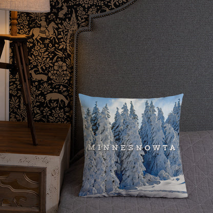 Minnesnowta Throw Pillow - Ope Life