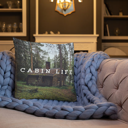 Minnesota 'Cabin Life' Throw Pillow - Ope Life