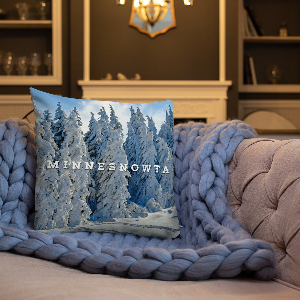 Minnesnowta Throw Pillow - Ope Life