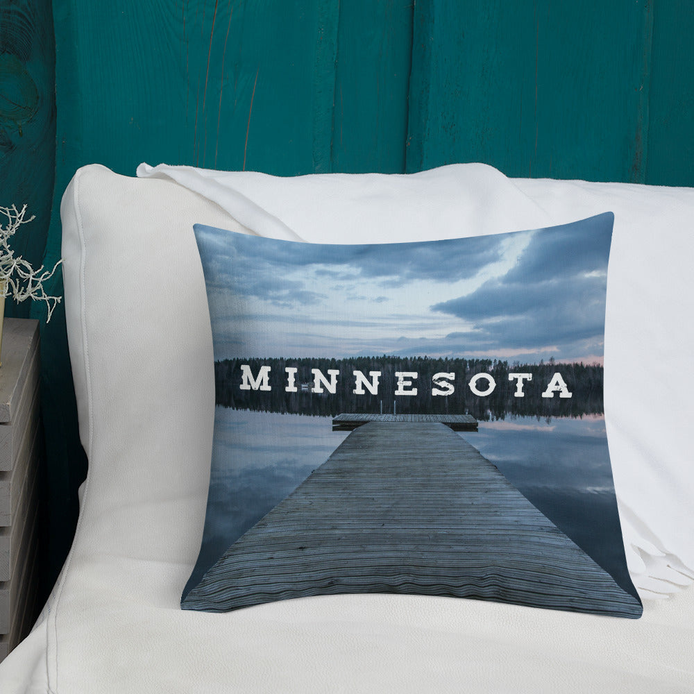 Minnesota Lake Dock Pillow - Ope Life