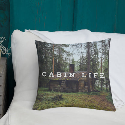 Minnesota 'Cabin Life' Throw Pillow - Ope Life