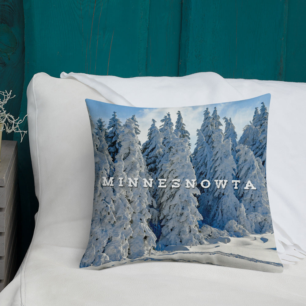Minnesnowta Throw Pillow - Ope Life