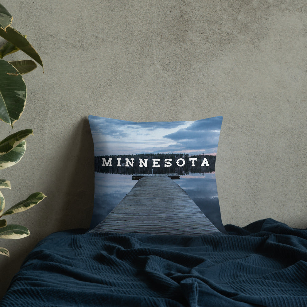 Minnesota Lake Dock Pillow - Ope Life
