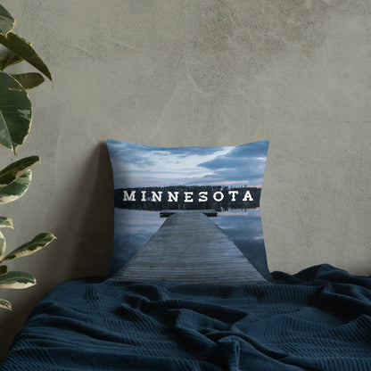 Minnesota Lake Dock Pillow - Ope Life