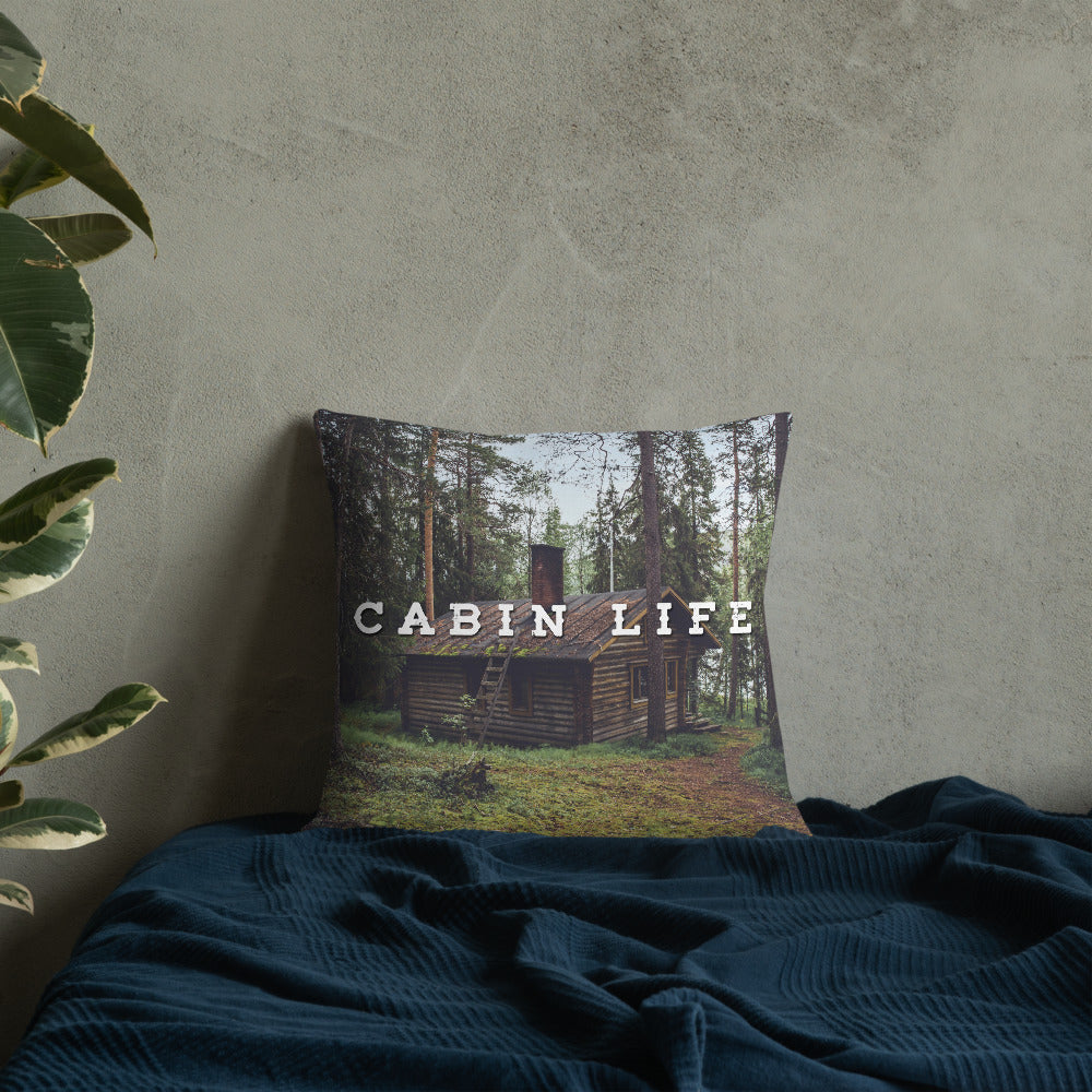 Minnesota 'Cabin Life' Throw Pillow - Ope Life