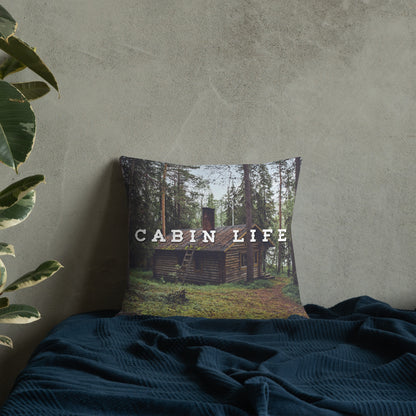 Minnesota 'Cabin Life' Throw Pillow - Ope Life