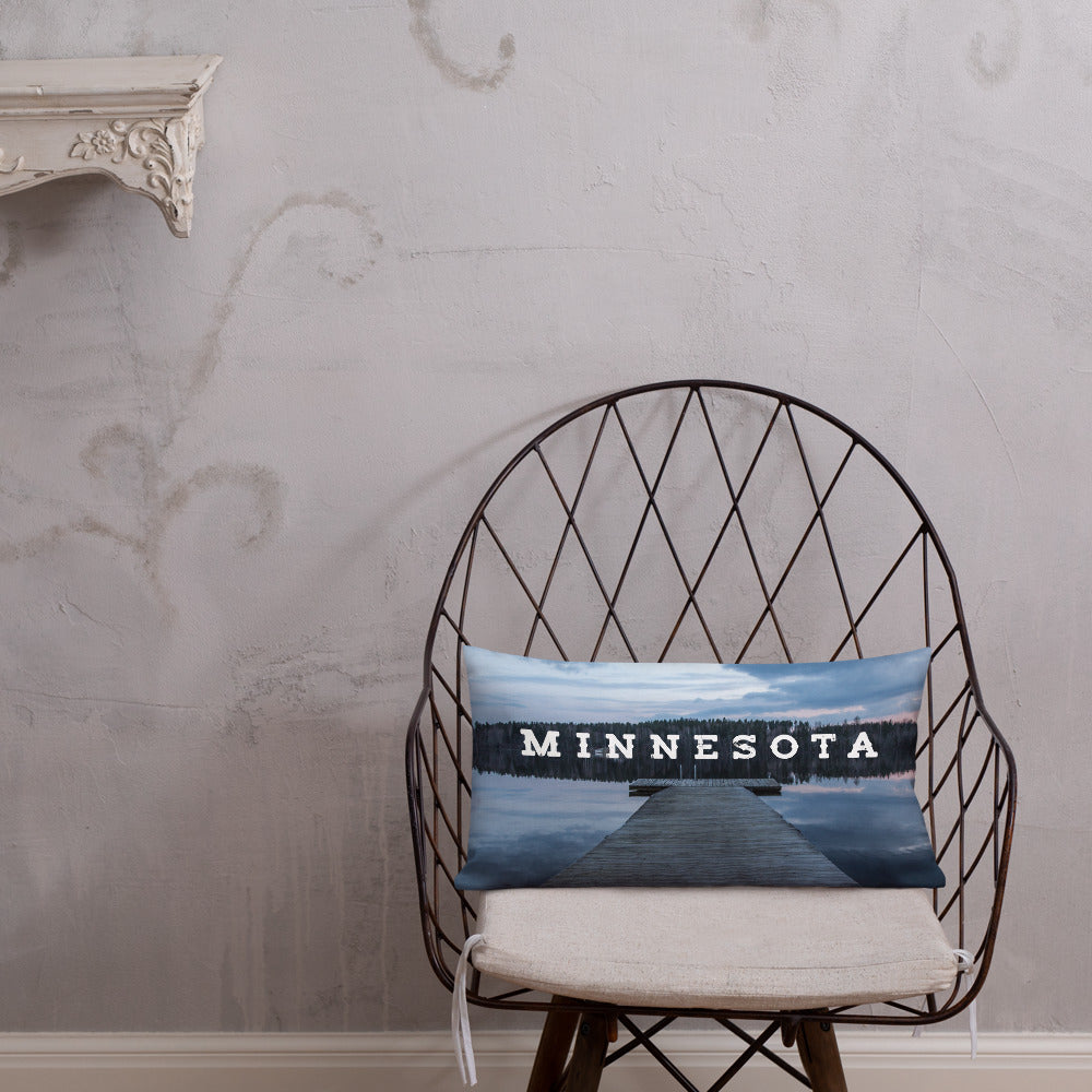 Minnesota Lake Dock Pillow - Ope Life