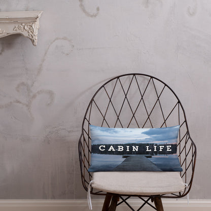 Minnesota 'Cabin Life' Throw Pillow - Ope Life