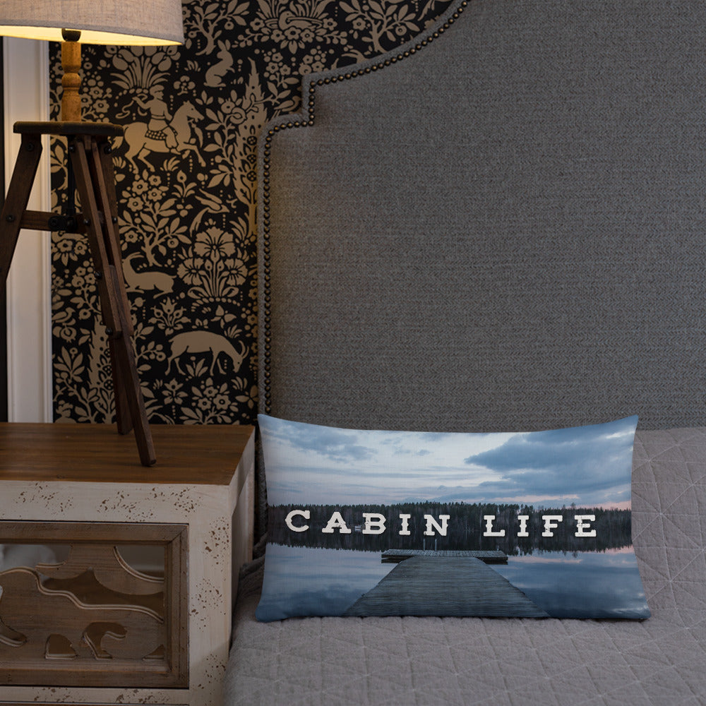 Minnesota 'Cabin Life' Throw Pillow - Ope Life