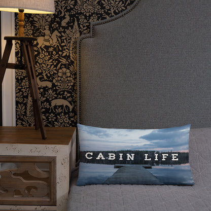 Minnesota 'Cabin Life' Throw Pillow - Ope Life