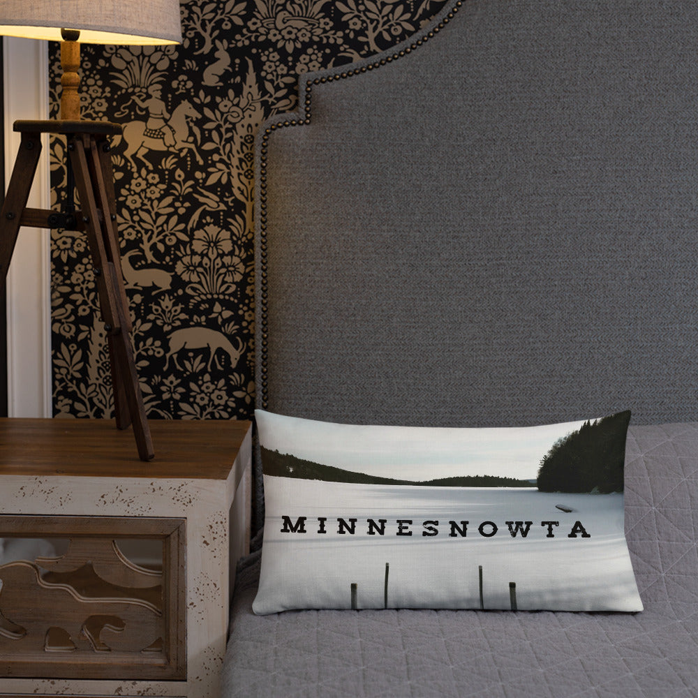 Minnesnowta Throw Pillow - Ope Life