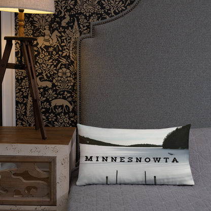 Minnesnowta Throw Pillow - Ope Life