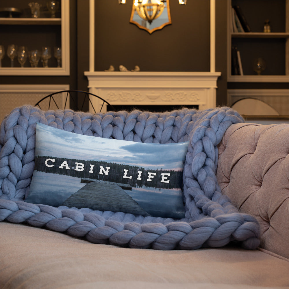 Minnesota 'Cabin Life' Throw Pillow - Ope Life