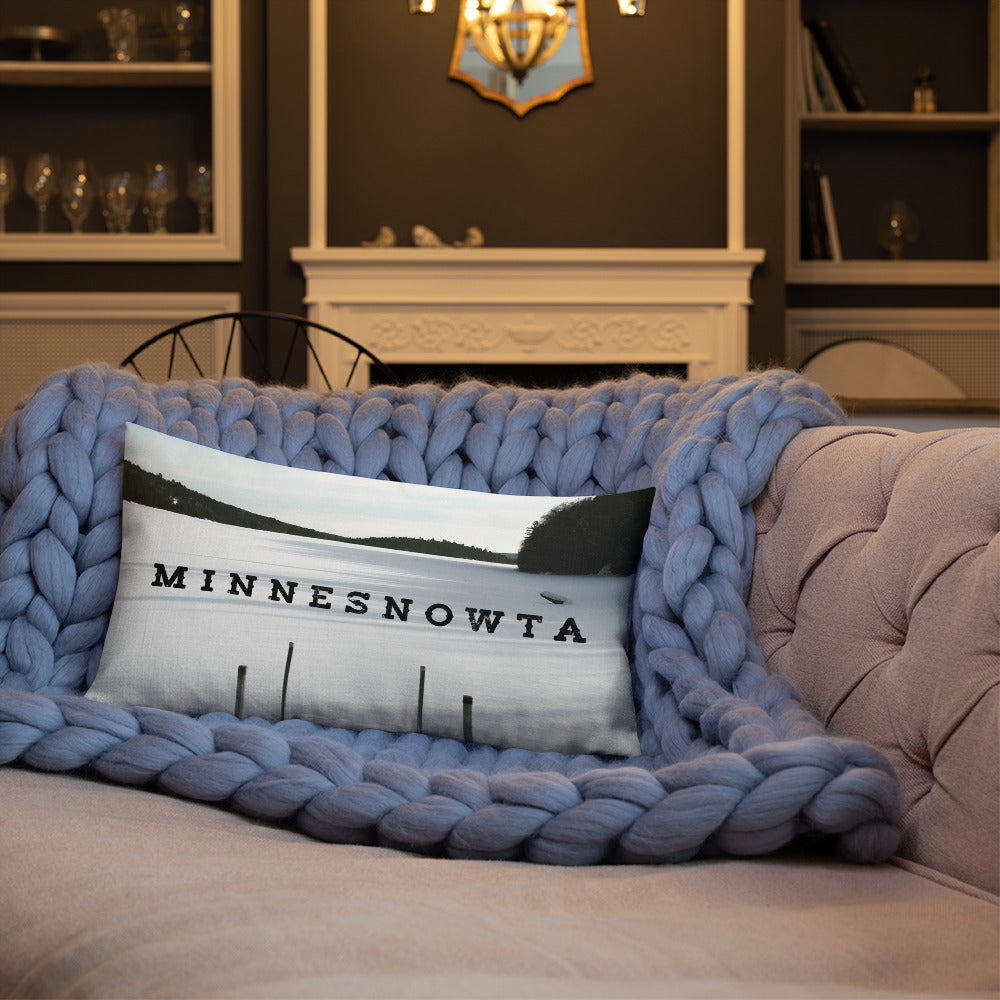 Minnesnowta Throw Pillow - Ope Life
