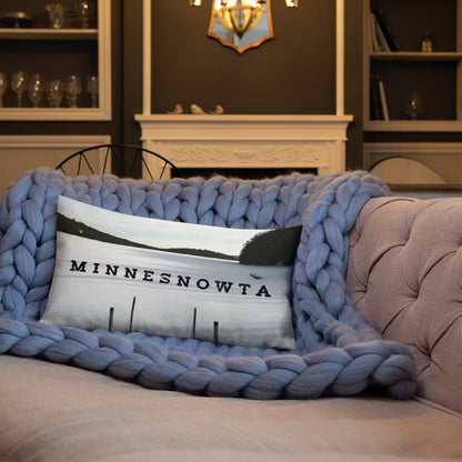 Minnesnowta Throw Pillow - Ope Life