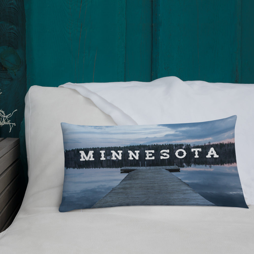 Minnesota Lake Dock Pillow - Ope Life