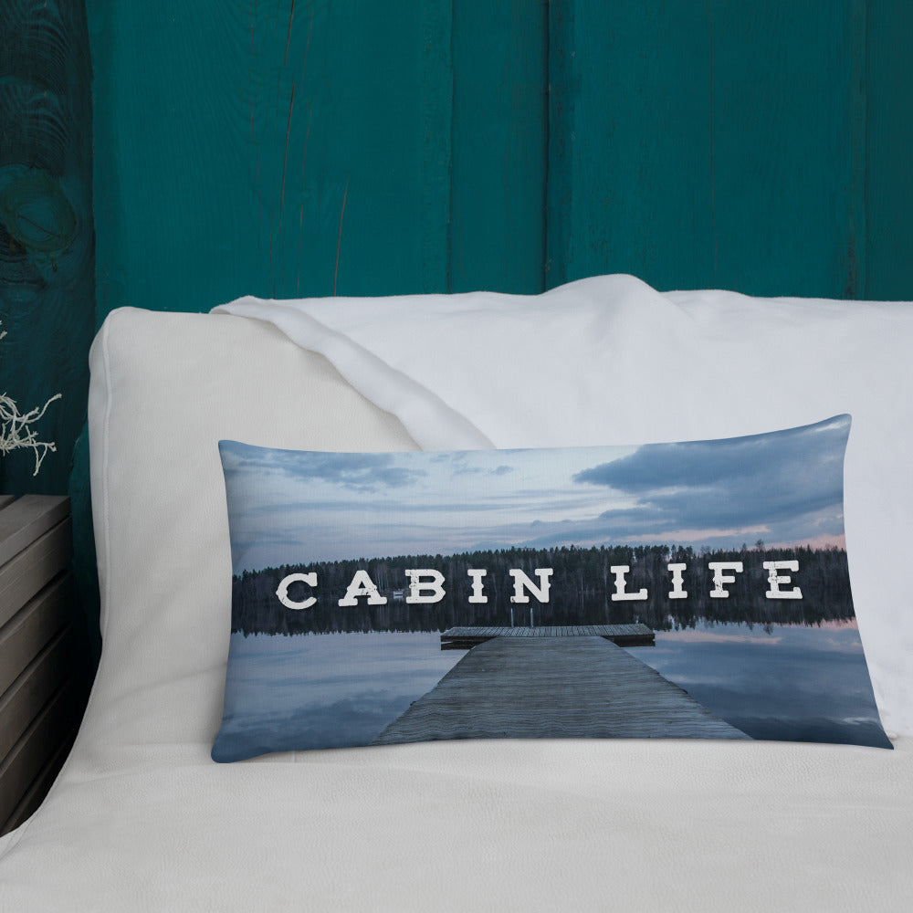 Minnesota 'Cabin Life' Throw Pillow - Ope Life
