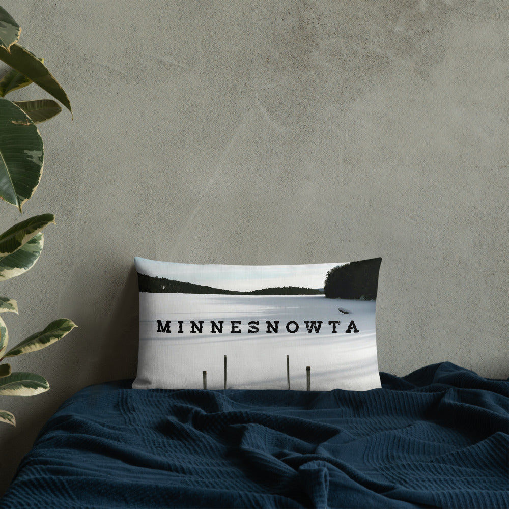 Minnesnowta Throw Pillow - Ope Life