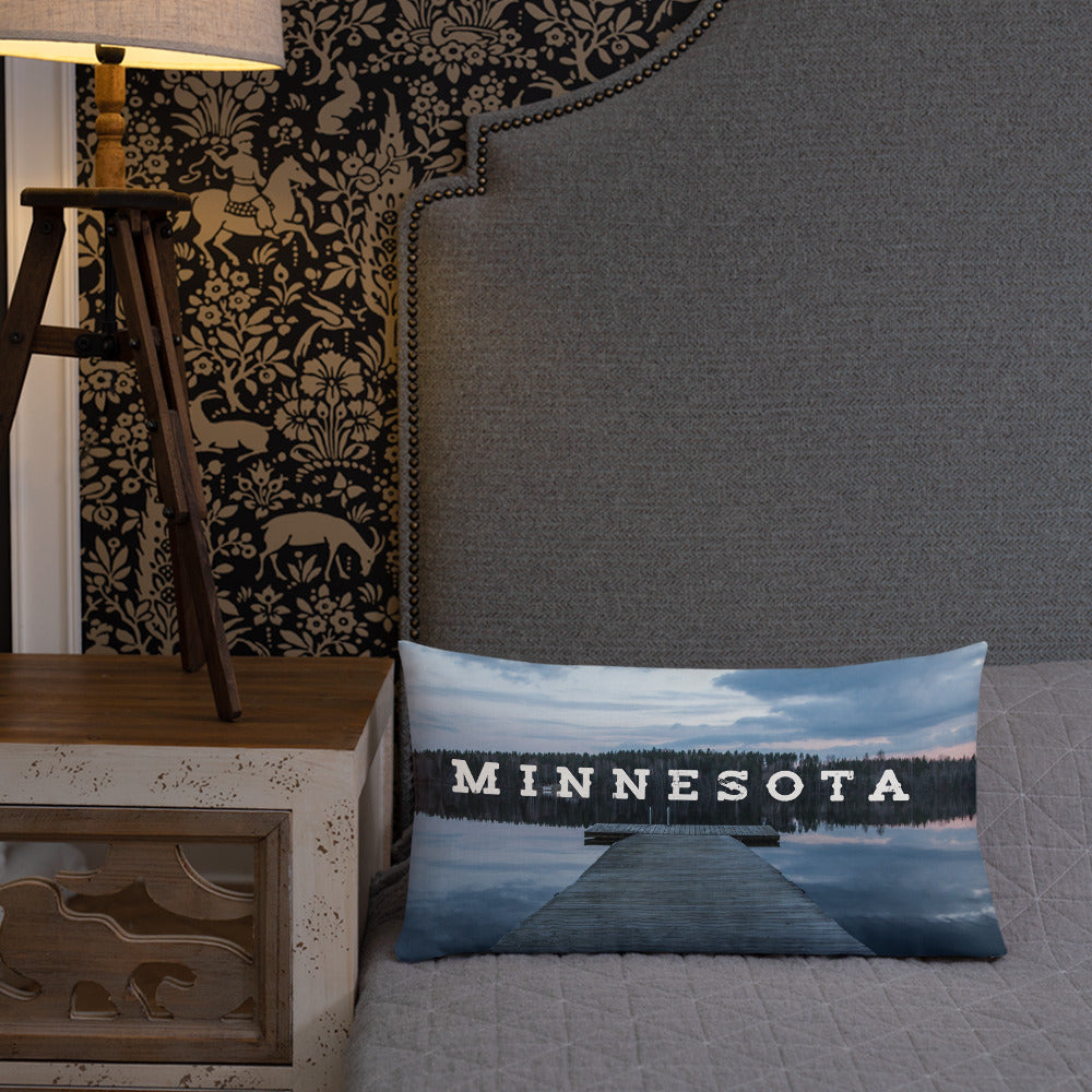 Minnesota Lake Dock Pillow - Ope Life