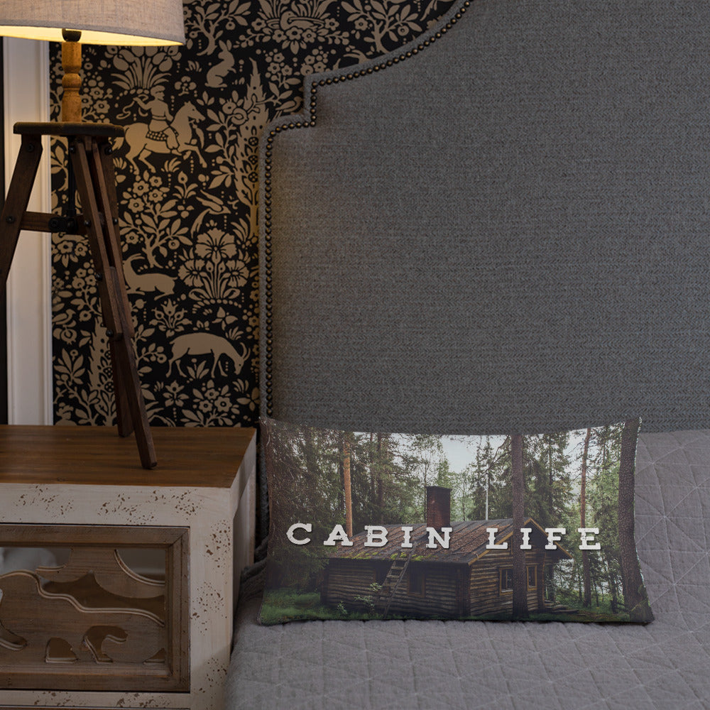 Minnesota 'Cabin Life' Throw Pillow - Ope Life