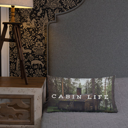 Minnesota 'Cabin Life' Throw Pillow - Ope Life