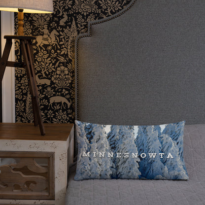 Minnesnowta Throw Pillow - Ope Life