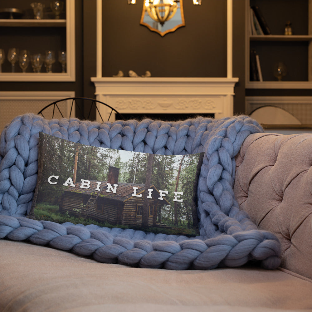 Minnesota 'Cabin Life' Throw Pillow - Ope Life