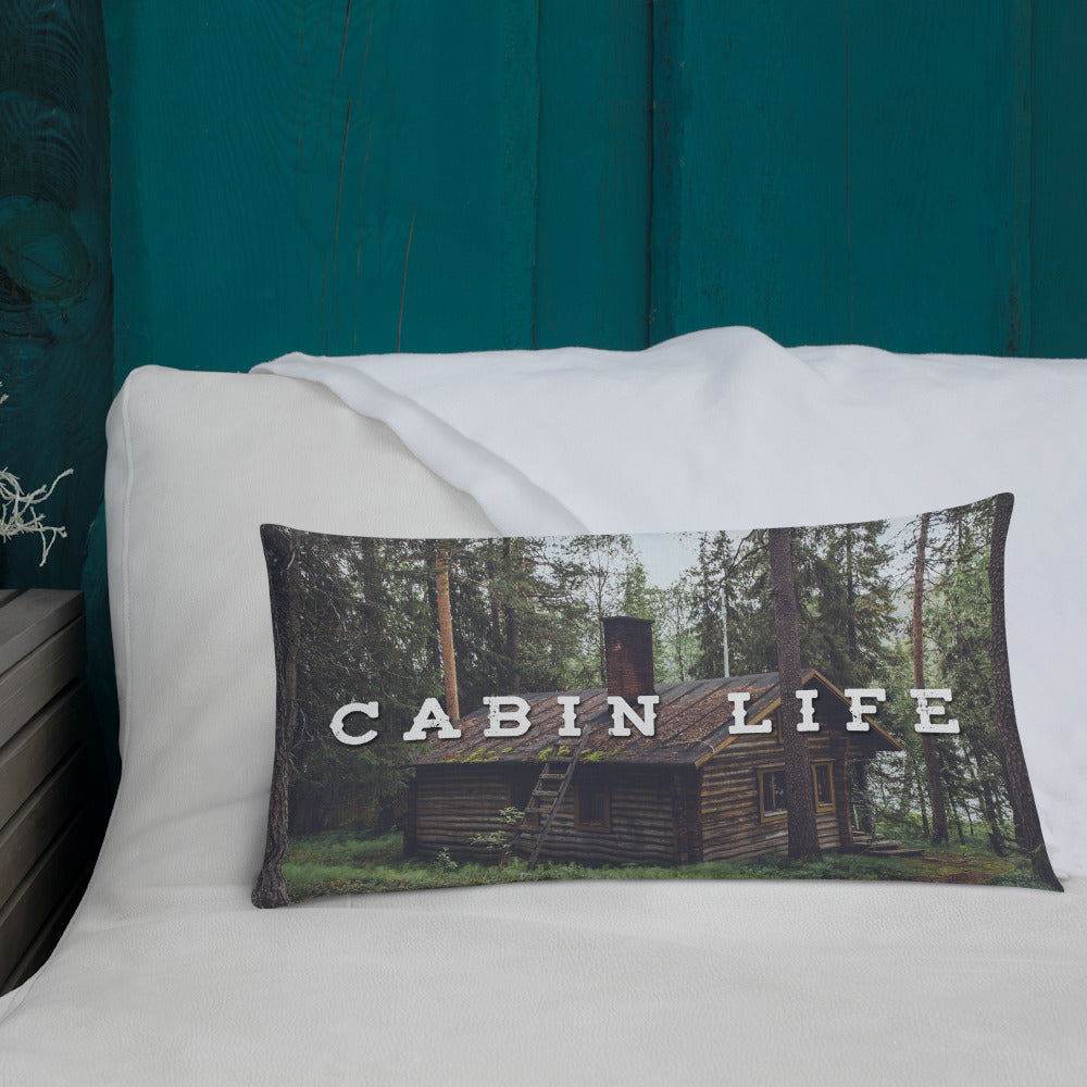 Minnesota 'Cabin Life' Throw Pillow - Ope Life