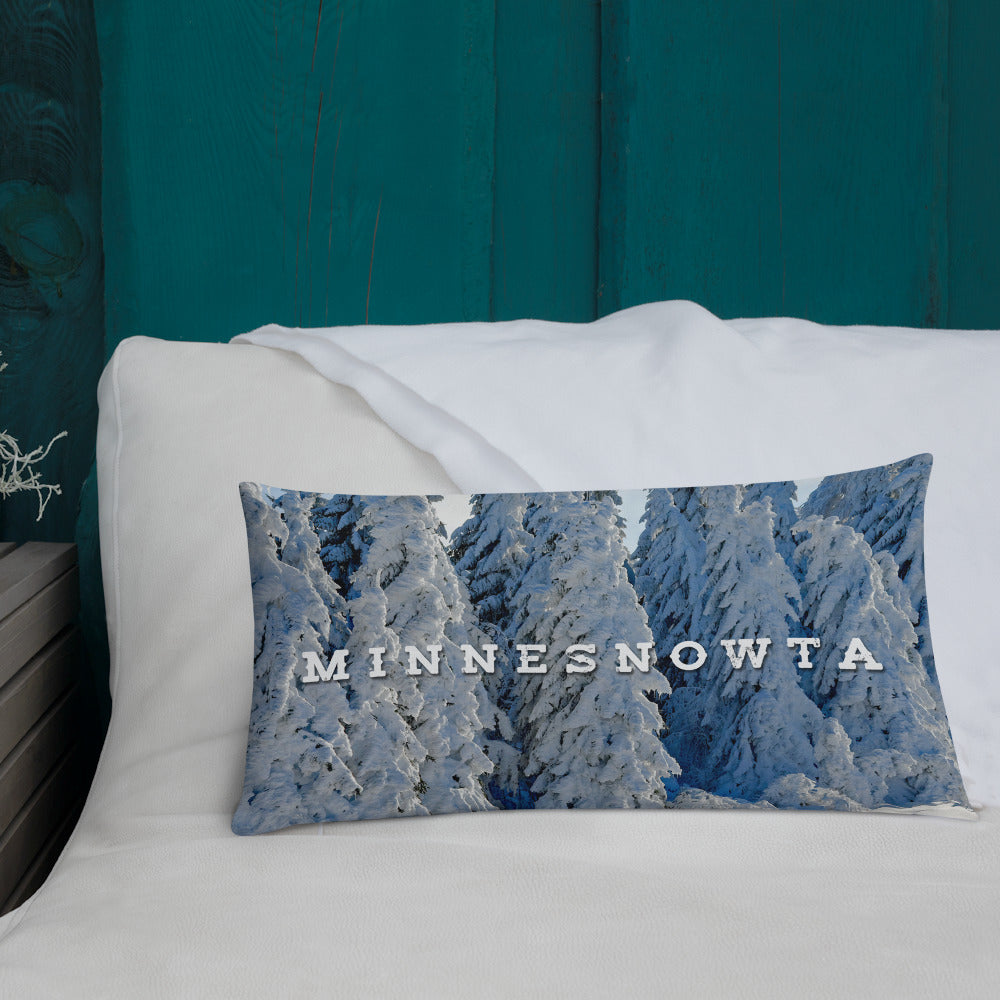 Minnesnowta Throw Pillow - Ope Life