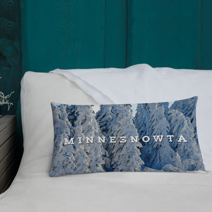 Minnesnowta Throw Pillow - Ope Life