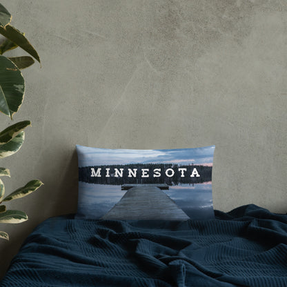 Minnesota Lake Dock Pillow - Ope Life