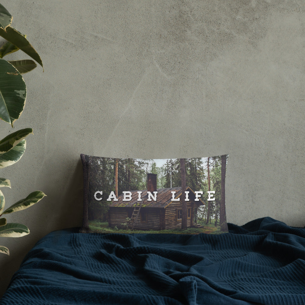 Minnesota 'Cabin Life' Throw Pillow - Ope Life
