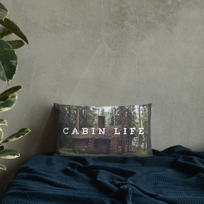 Minnesota 'Cabin Life' Throw Pillow - Ope Life