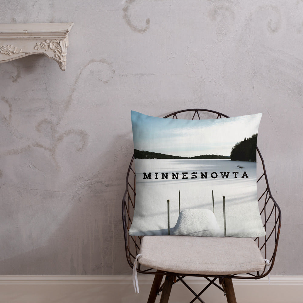 Minnesnowta Throw Pillow - Ope Life
