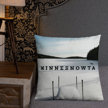 Minnesnowta Throw Pillow - Ope Life