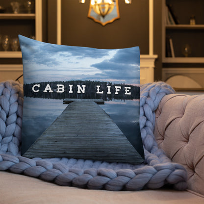 Minnesota 'Cabin Life' Throw Pillow - Ope Life