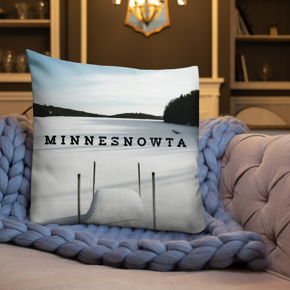 Minnesnowta Throw Pillow - Ope Life