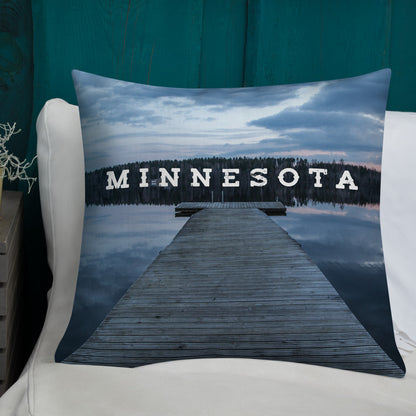 Minnesota Lake Dock Pillow - Ope Life