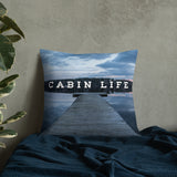 Minnesota 'Cabin Life' Throw Pillow - Ope Life