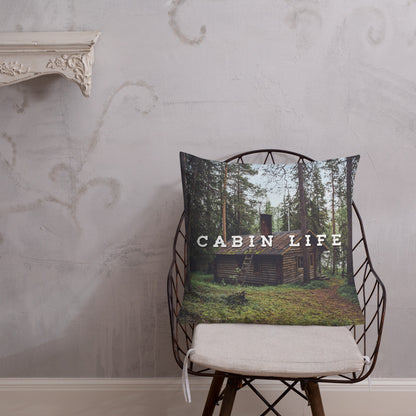 Minnesota 'Cabin Life' Throw Pillow - 22×22 - Ope Life