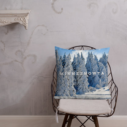 Minnesnowta Throw Pillow - 22×22 - Ope Life